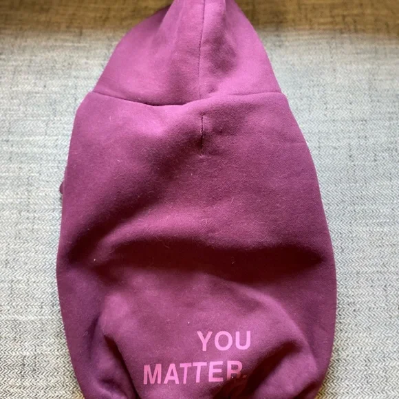 Comfy Clothing Purple Dog Hoodie - Picture 2 of 3
